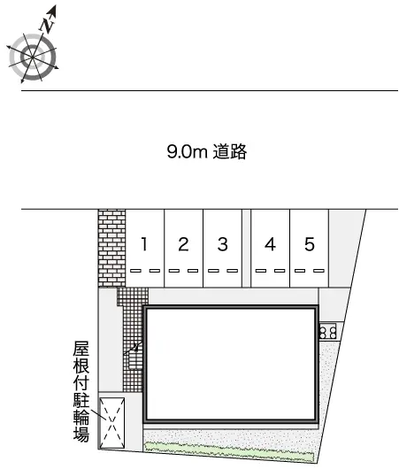 ★手数料０円★春日井市柏原町５丁目　月極駐車場（LP）